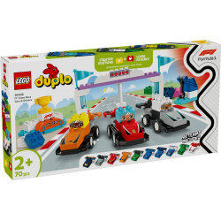 Klocki LEGO 10445 Bolidy i Kierowcy F1 DUPLO